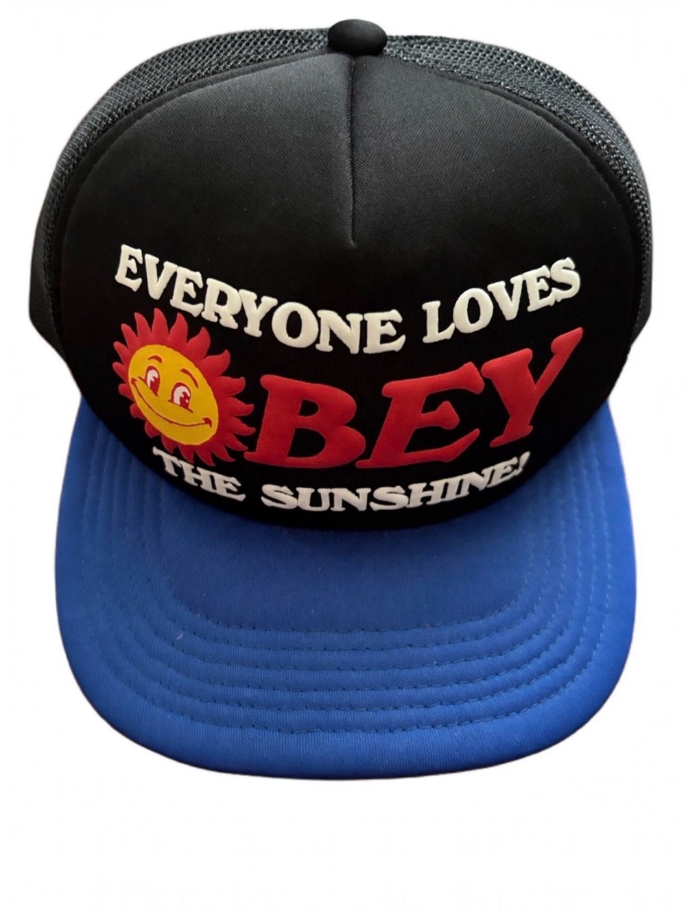 OBEY Trucker Hat Everyone Loves OBEY The Sunshine Graphic Mesh Snapback